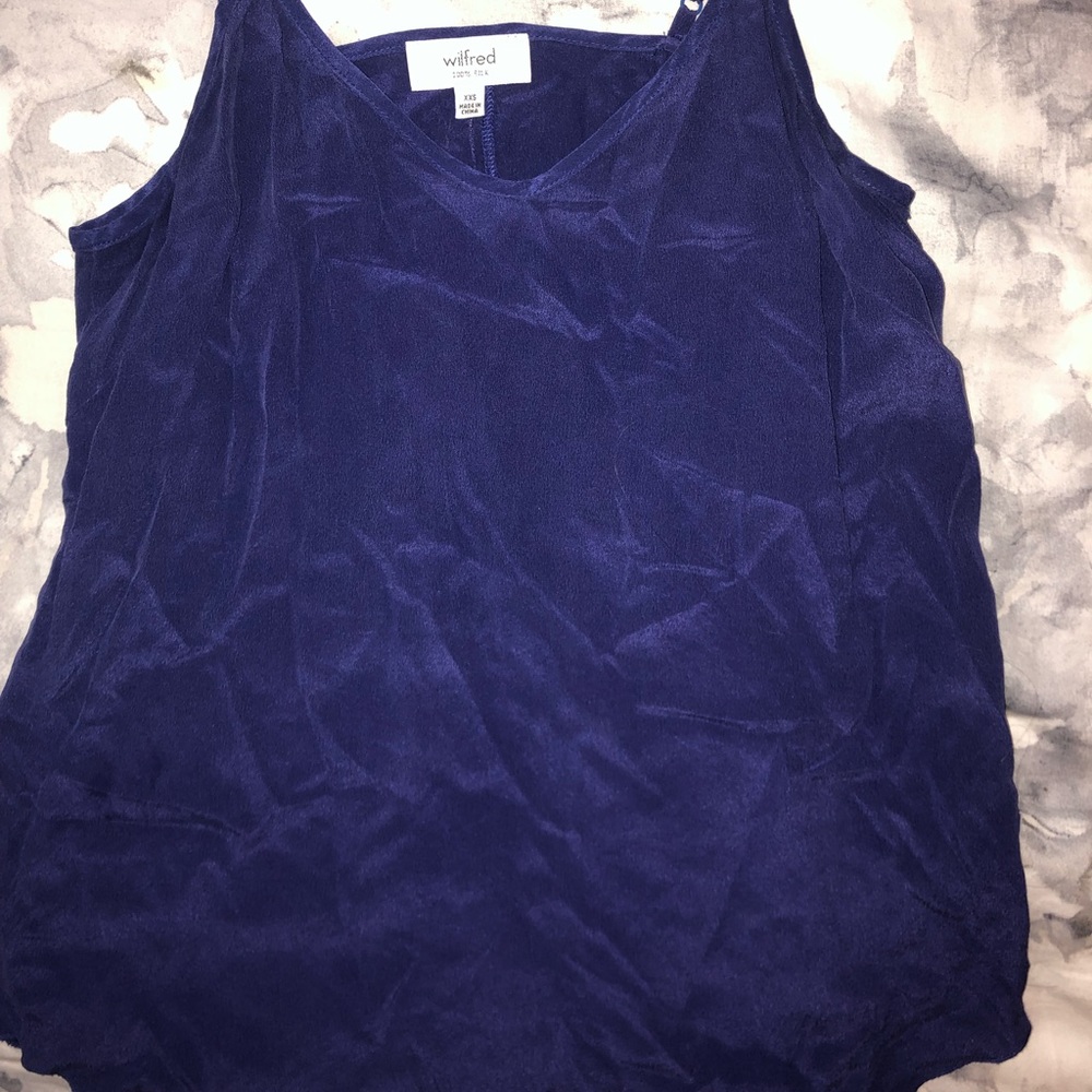 Wilfred (Aritzia) 100% Silk Cami Tank XXS